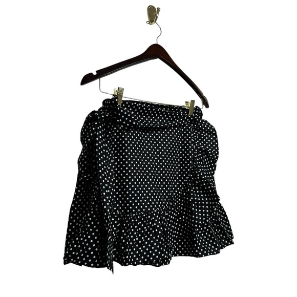 NWOT REVOLVE TULAROSA Maida Ruffle Skirt Black Polka Dot S - Picture 7 of 9